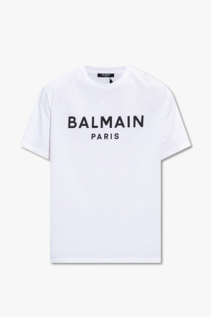 White Cotton T-shirt Balmain - Vitkac AS